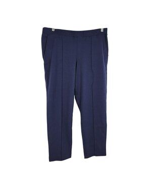 J. Crew Pintuck Blue Dressy Pants Sweatpants Business Casual Going Out XL BA199